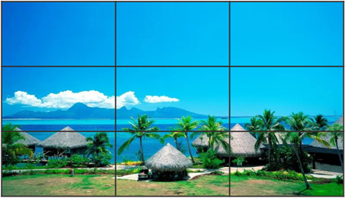 无缝拼接显示屏0mm拼接方案